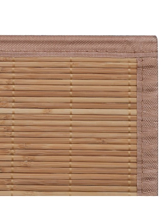 Koberec bambus 160 x 230 cm hnědý