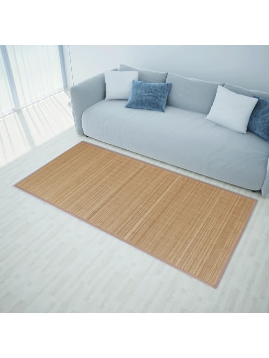 Koberec bambus 160 x 230 cm hnědý