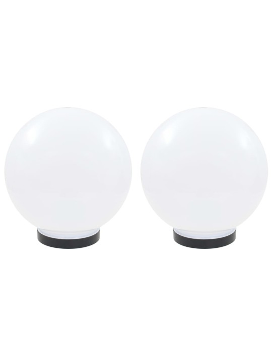 Kulovité LED lampy 2 ks koule 25 cm PMMA