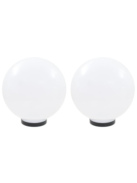 Kulovité LED lampy 2 ks koule 30 cm PMMA