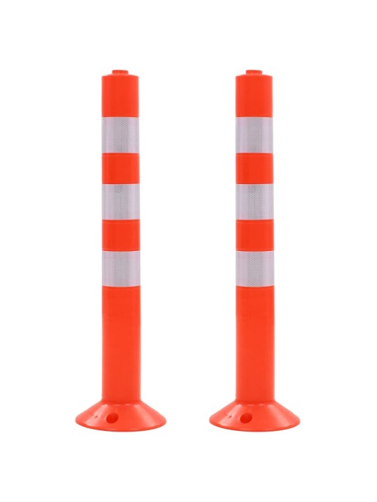 Zahrazovací sloupky k řízení dopravy 2 ks plast 75 cm