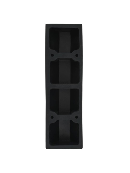 Parkovací dorazy 2 ks gumové 49 x 15 x 9 cm