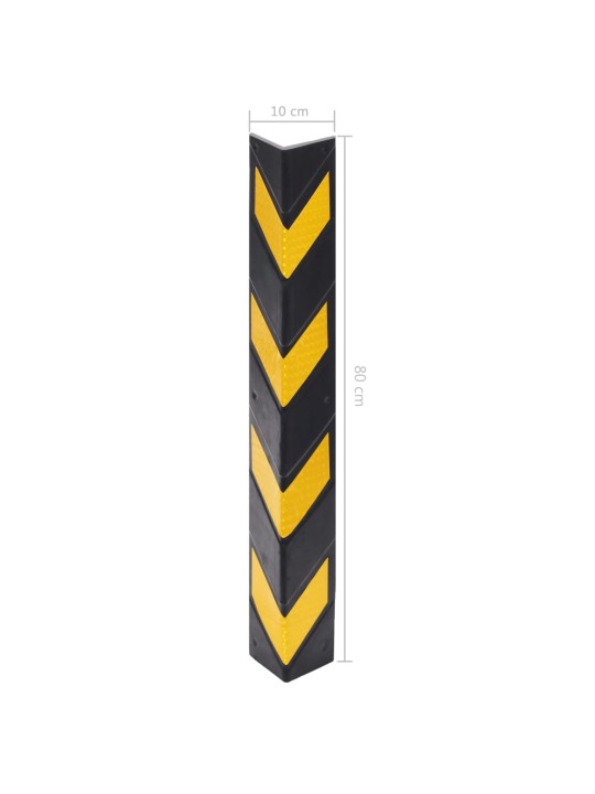 Reflexní ochranné profily na rohy 5 ks gumové 80 cm