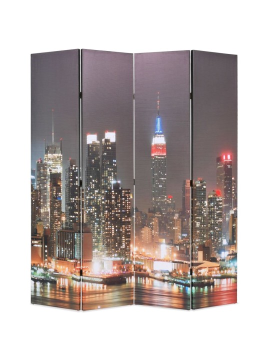 Skládací paraván 160 x 170 cm new york by night