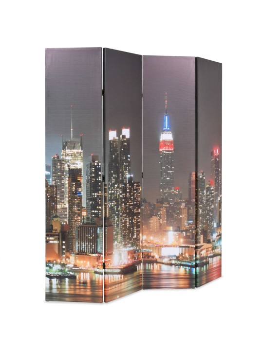 Skládací paraván 160 x 170 cm new york by night