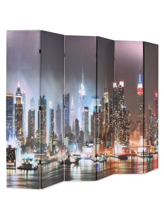 Skládací paraván 228 x 170 cm new york by night