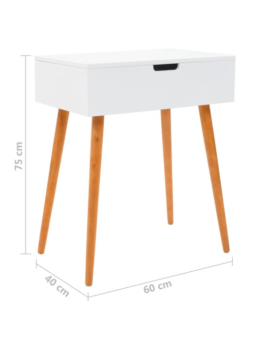 Toaletní stolek se zrcadlem MDF 60 x 40 x 75 cm