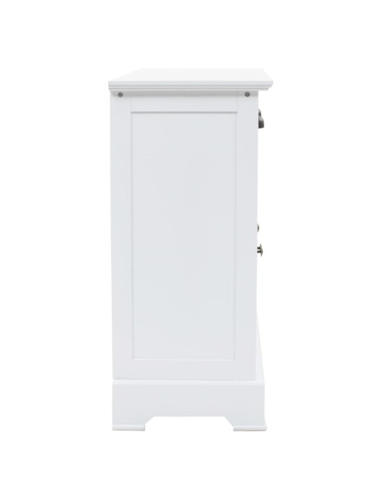 Příborník se 3 dvířky MDF a borové dřevo 105 x 35 x 77,5 cm