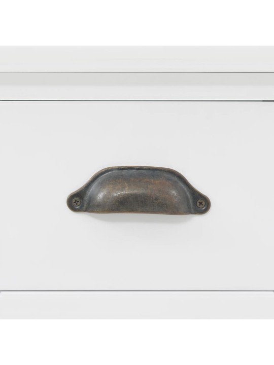 Příborník se 3 dvířky MDF a borové dřevo 105 x 35 x 77,5 cm