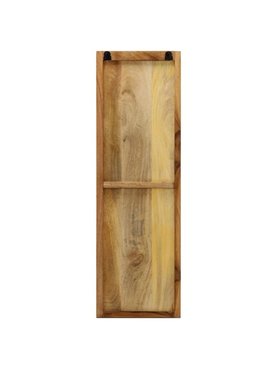 Nástěnný věšák 2 ks masivní mangovníkové dřevo 36 x 110 x 3 cm