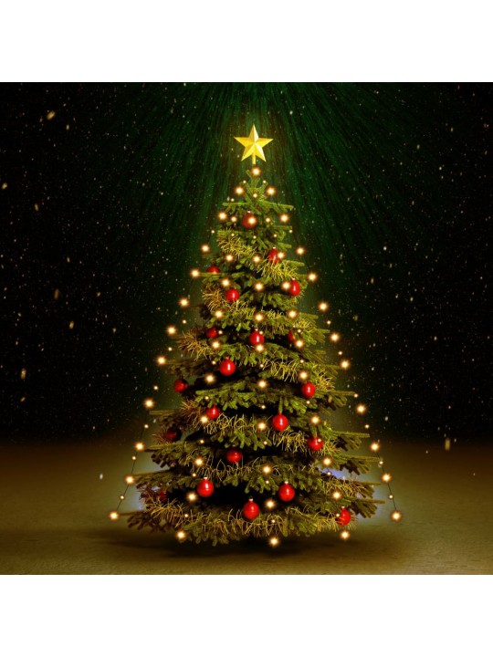 Světelná síť na vánoční stromek se 150 LED diodami 150 cm