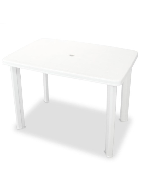 3dílný bistro set plastový bílý
