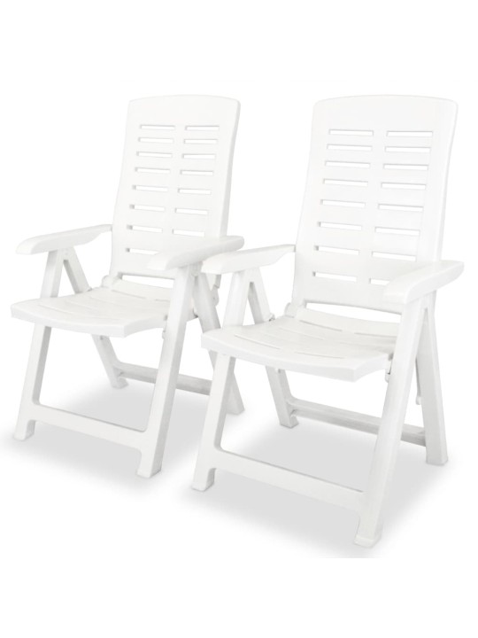 3dílný bistro set plastový bílý