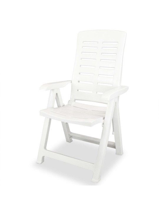 3dílný bistro set plastový bílý