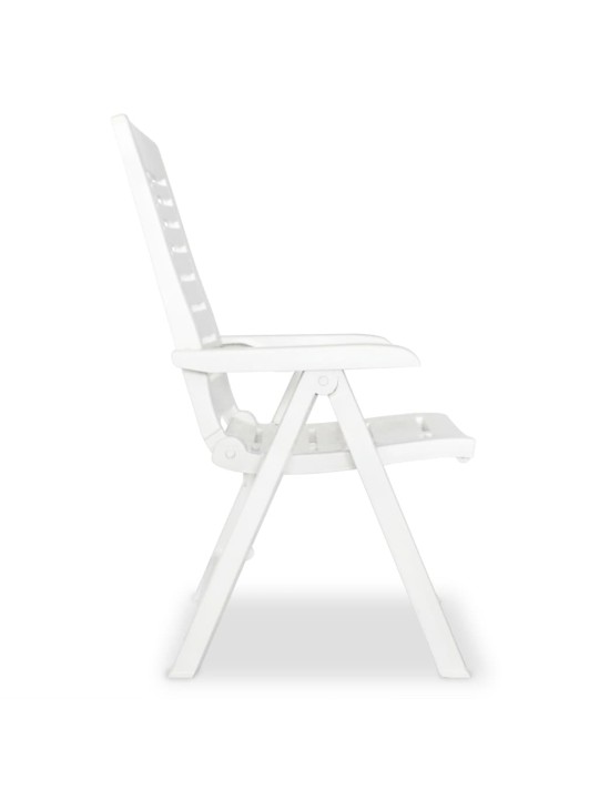 3dílný bistro set plastový bílý