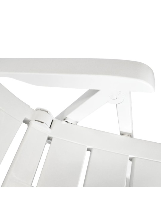 3dílný bistro set plastový bílý
