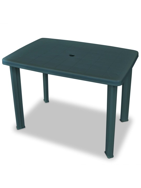 3dílný bistro set plastový zelený