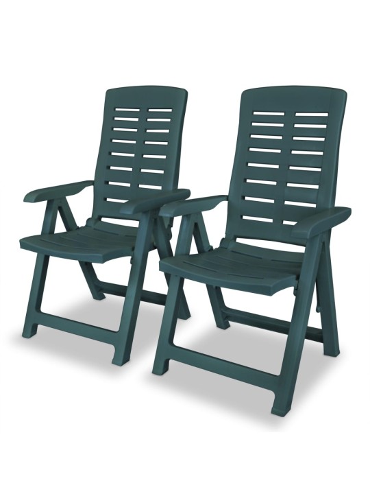3dílný bistro set plastový zelený