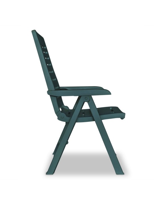 3dílný bistro set plastový zelený