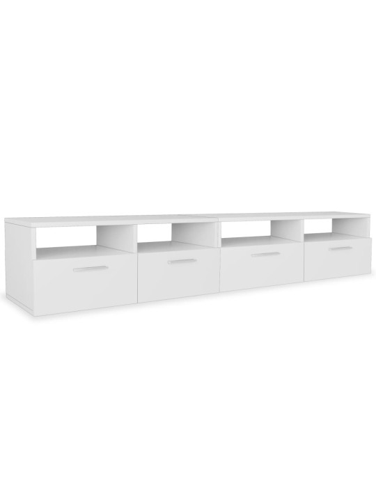 TV skříňky 2 ks kompozitní dřevo 95 x 35 x 36 cm bílé