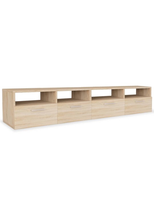 TV skříňky 2 ks kompozitní dřevo 95 x 35 x 36 cm dub