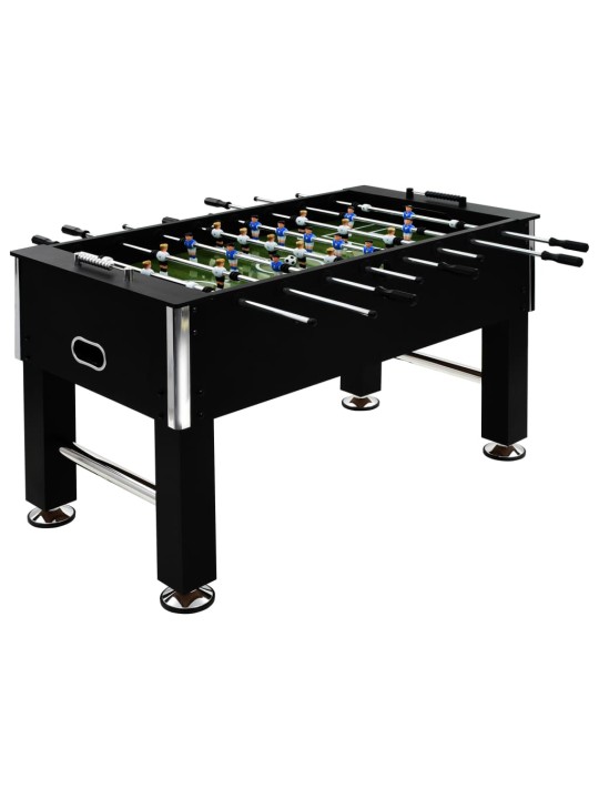 Stolní fotbal ocel 60 kg 140x74,5x87,5 cm černý