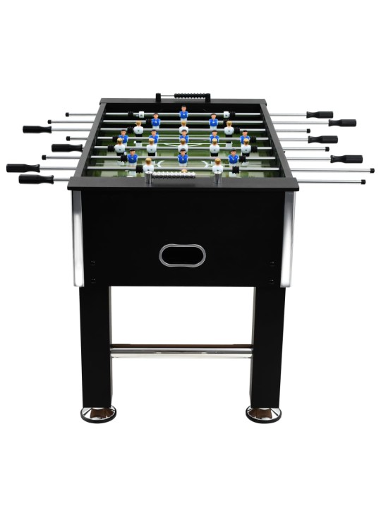 Stolní fotbal ocel 60 kg 140x74,5x87,5 cm černý