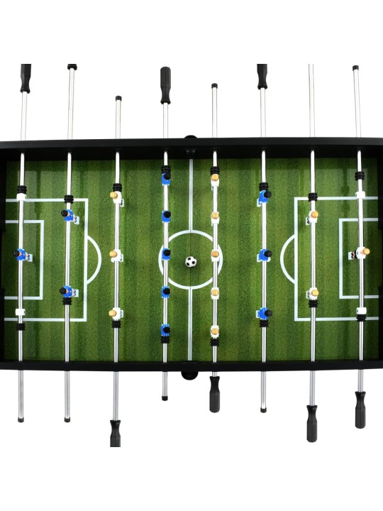 Stolní fotbal ocel 60 kg 140x74,5x87,5 cm černý