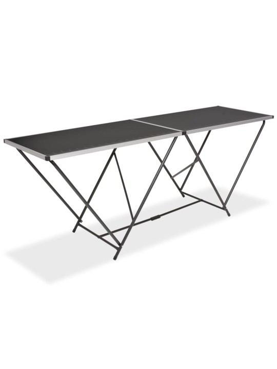 Skládací tapetovací stůl MDF a hliník 200 x 60 x 78 cm