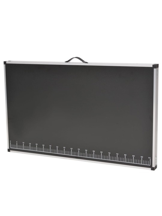 Skládací tapetovací stůl MDF a hliník 200 x 60 x 78 cm
