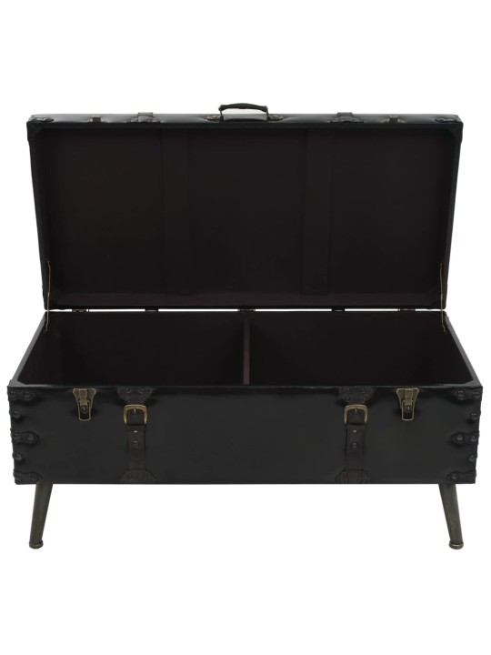 Konferenční stolek z MDF a oceli 102 x 51 x 48 cm