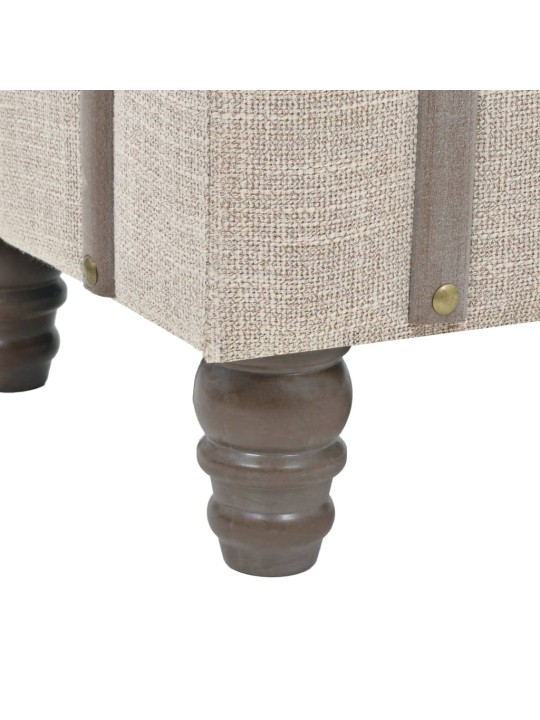 Sada úložných lavic 3 kusy masivní dřevo a ocel 112x37x45 cm