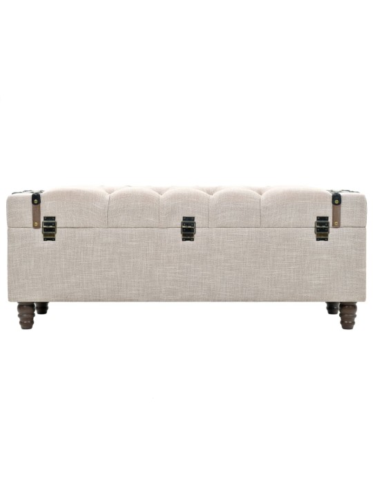 Sada úložných lavic 3 kusy masivní dřevo a ocel 112x37x45 cm