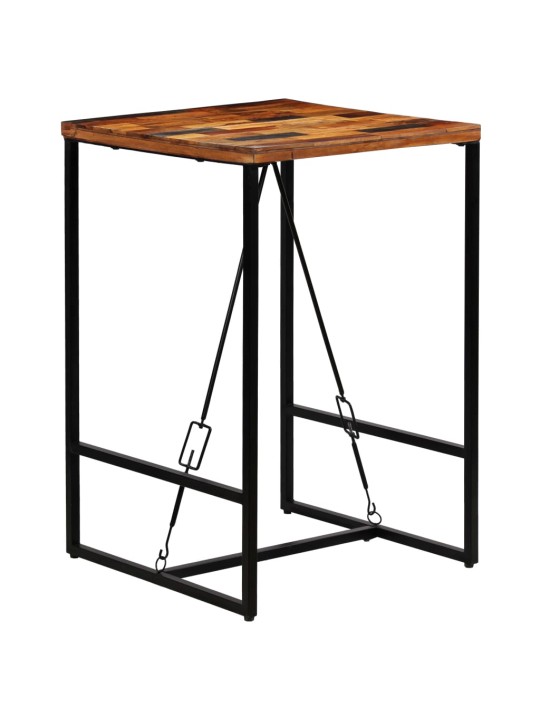 Barový stůl masivní recyklované dřevo 70 x 70 x 106 cm