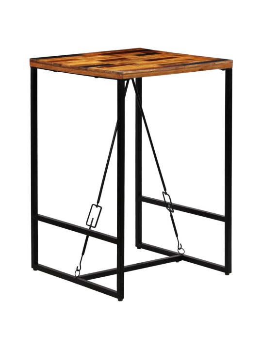 Barový stůl masivní recyklované dřevo 70 x 70 x 106 cm