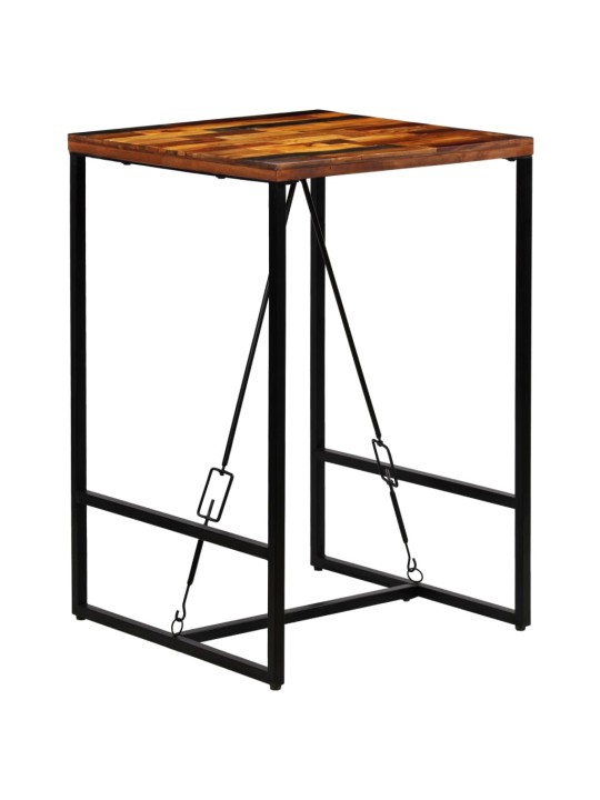 Barový stůl masivní recyklované dřevo 70 x 70 x 106 cm