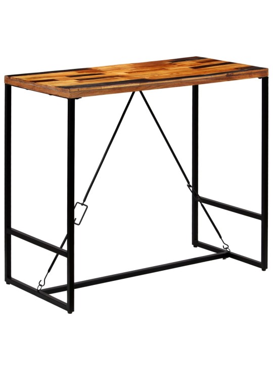 Barový stůl masivní recyklované dřevo 120 x 60 x 106 cm