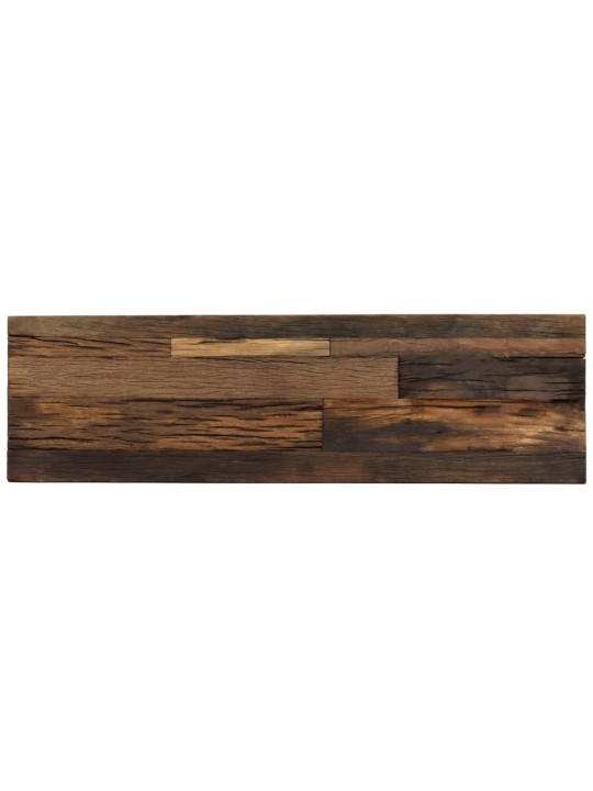 Konzolový stolek recyklované dřevo a ocel 120 x 35 x 76 cm