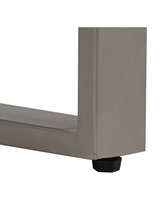 Konzolový stolek recyklované dřevo a ocel 120 x 35 x 76 cm