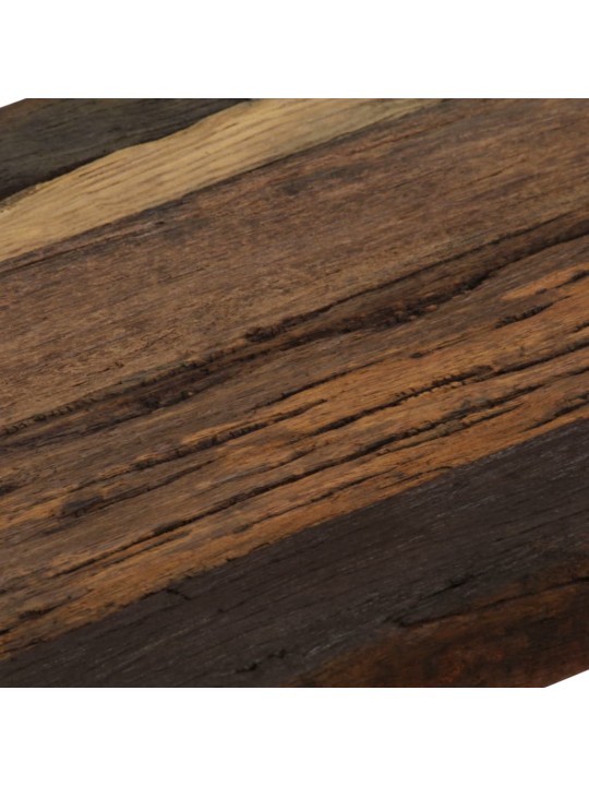 Konzolový stolek recyklované dřevo a ocel 120 x 35 x 76 cm