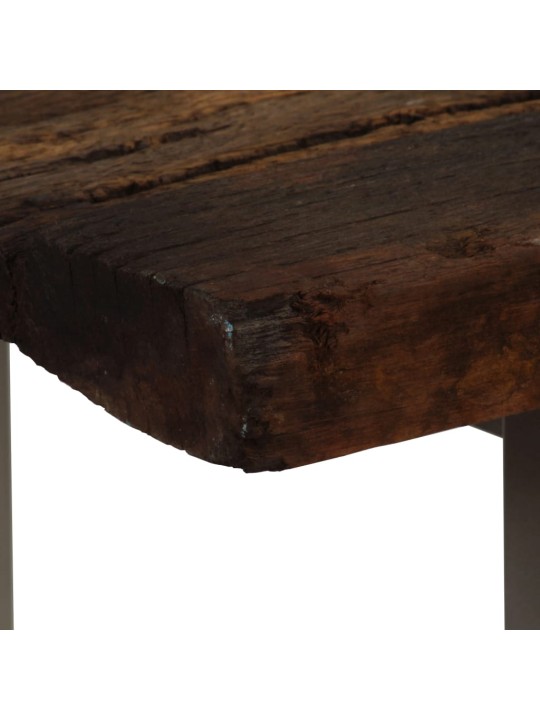 Konzolový stolek recyklované dřevo a ocel 120 x 35 x 76 cm