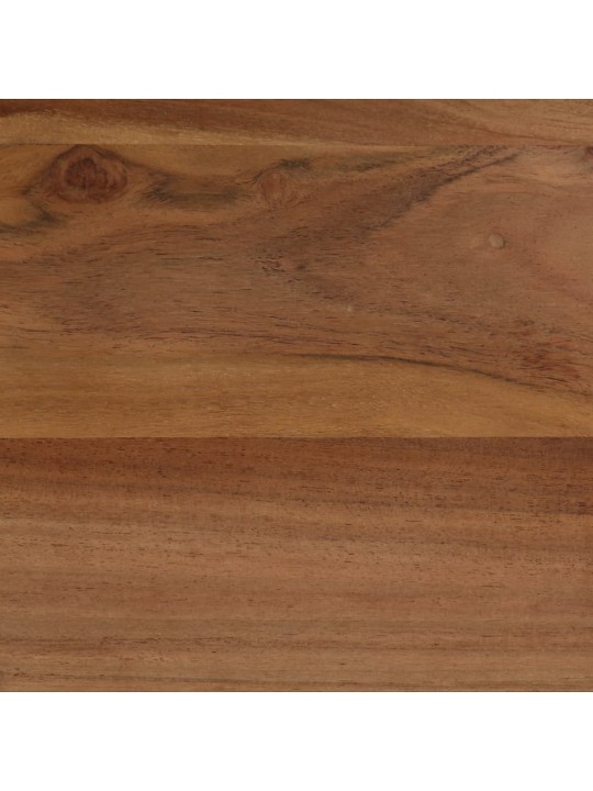 Jídelní stůl masivní akáciové dřevo a ocel 120 x 60 x 76 cm