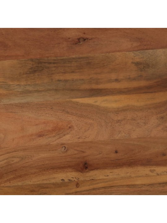 Jídelní stůl masivní akáciové dřevo a ocel 120 x 60 x 76 cm