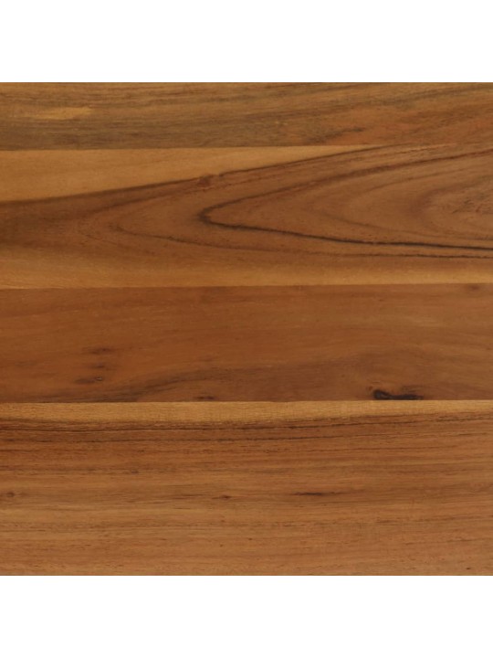 Jídelní stůl masivní akáciové dřevo a ocel 75 x 75 x 76 cm