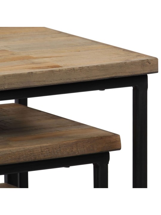 3 stojany na květiny recyklovaný teak