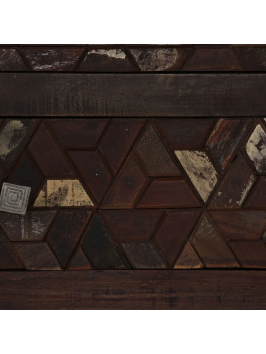 Noční stolek masivní recyklované dřevo 40 x 30 x 50 cm