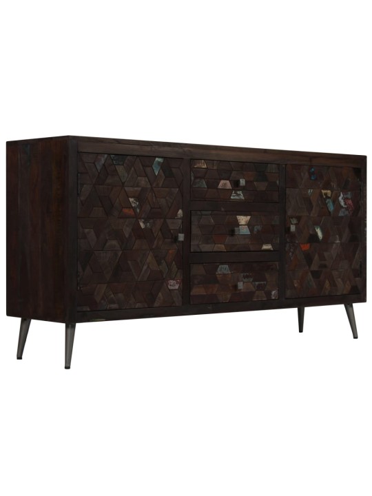 Příborník masivní recyklované dřevo 160 x 40 x 80 cm