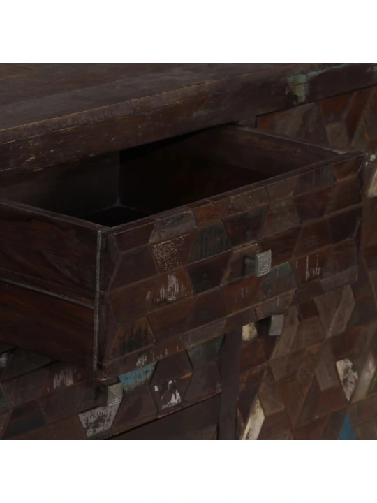 Příborník masivní recyklované dřevo 160 x 40 x 80 cm