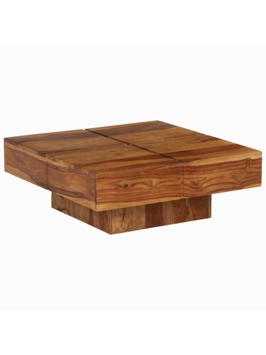 Konferenční stolek 80 x 80 x 30 cm masivní akáciové dřevo
