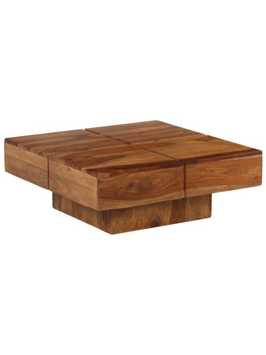 Konferenční stolek 80 x 80 x 30 cm masivní akáciové dřevo